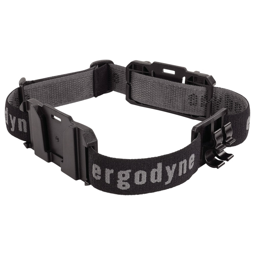 Ergodyne Skullerz 8980 Headband Light Mount With Fabric Strap, Black