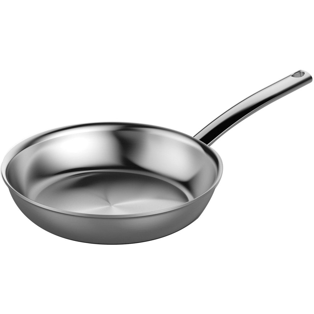 Vollrath NUCU Natural Stainless Steel Fry Pan, 9.5in, Silver