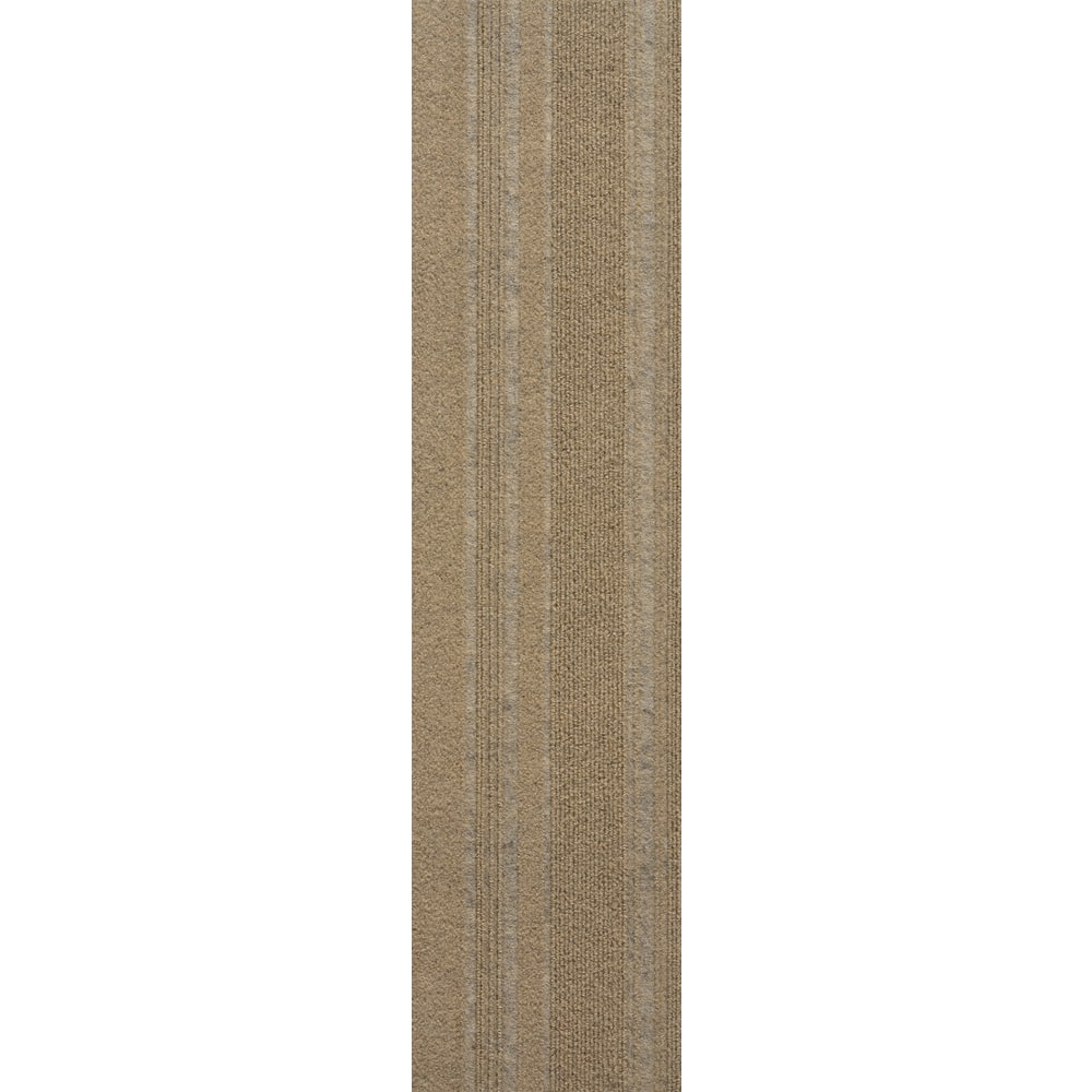 Foss Floors Peel & Stick Couture Carpet Planks, 9in x 36in, Chestnut, Set Of 16 Planks