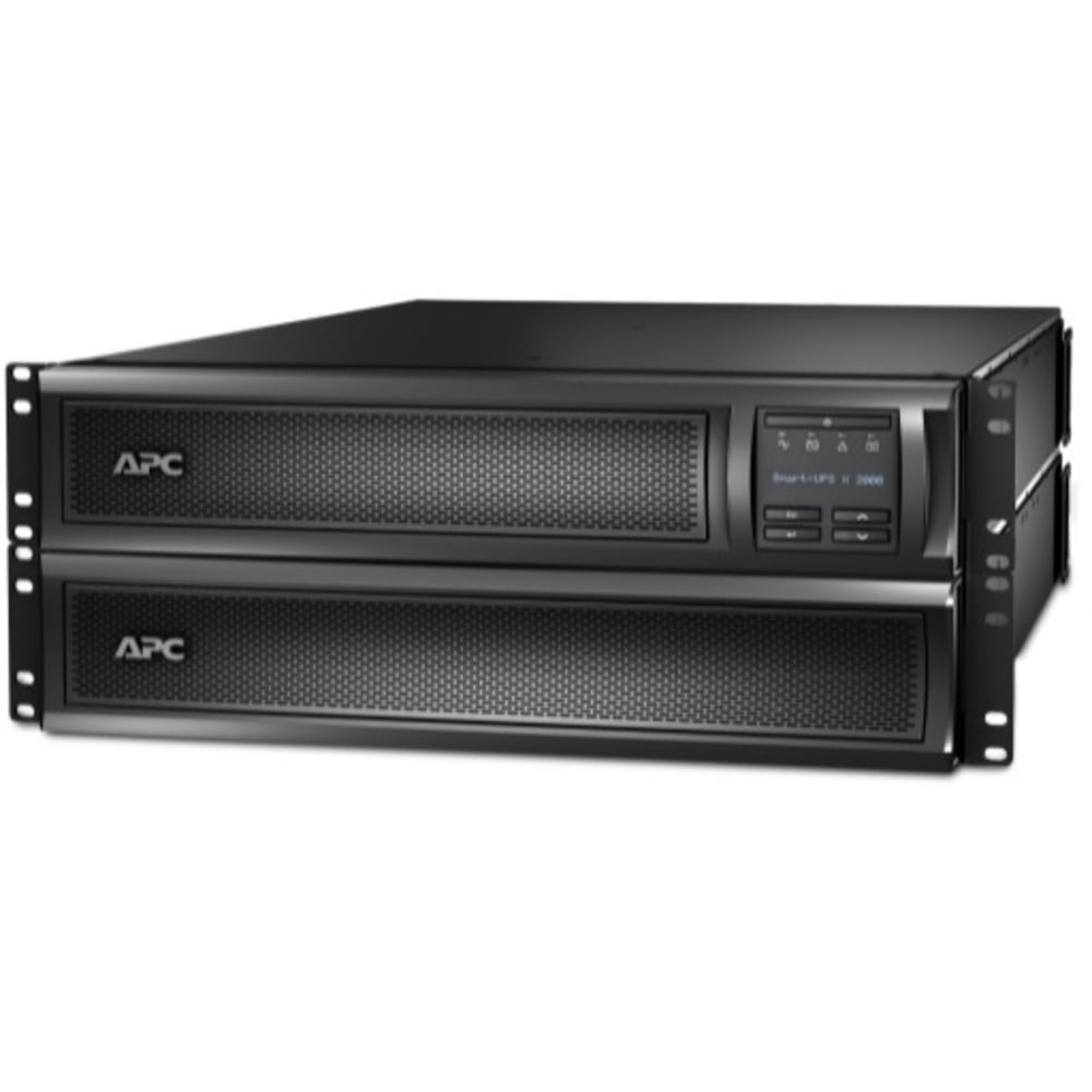 APC by Schneider Electric Smart-UPS X 1920 VA Tower/Rack Mountable - 2U Rack-mountable - 3 Hour Recharge - 11 Minute Stand-by - 120 V AC Input - 120 V AC Output - Sine Wave - Serial Port - USB - 3 x NEMA 5-15R, 3 x NEMA 5-20R, 1 x NEMA L5-20R