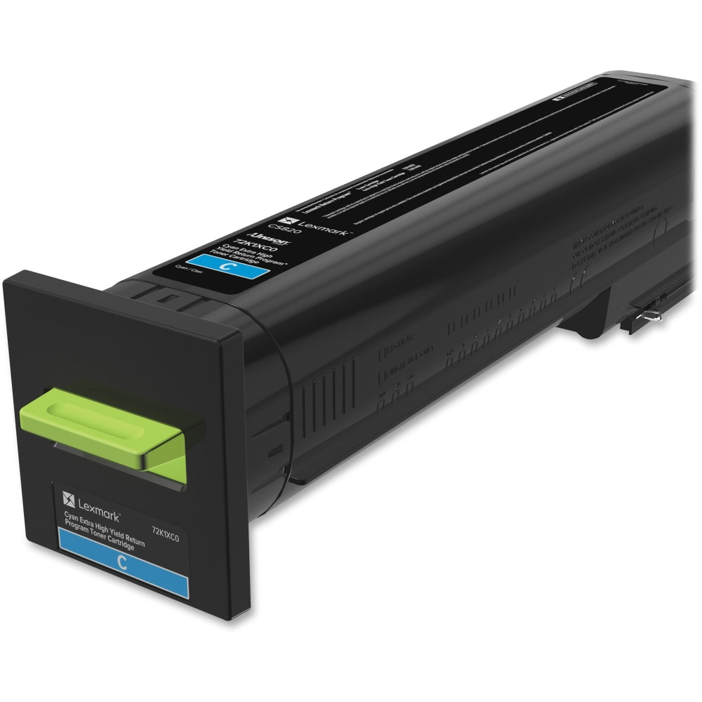 Lexmark CS820 Cyan Extra-High Yield Return Program Toner Cartridge