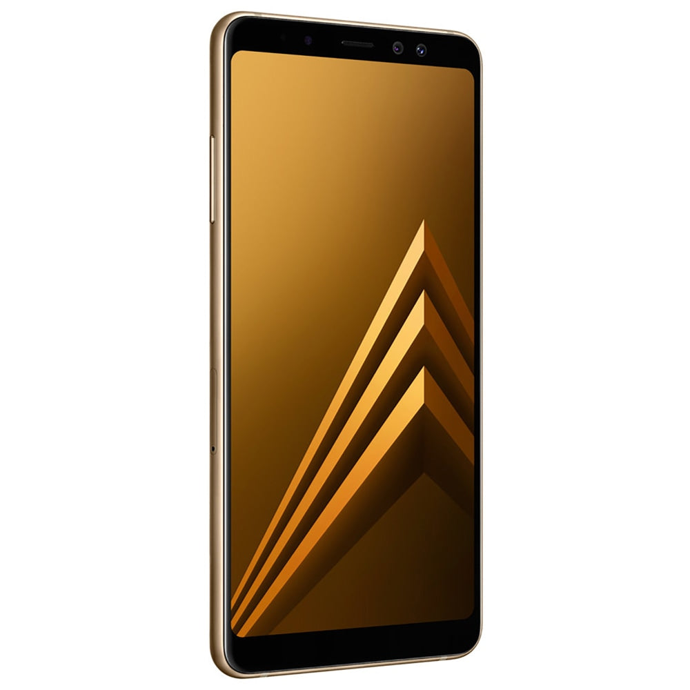 Samsung Galaxy A8+ A730F Cell Phone, Gold, PSN101068