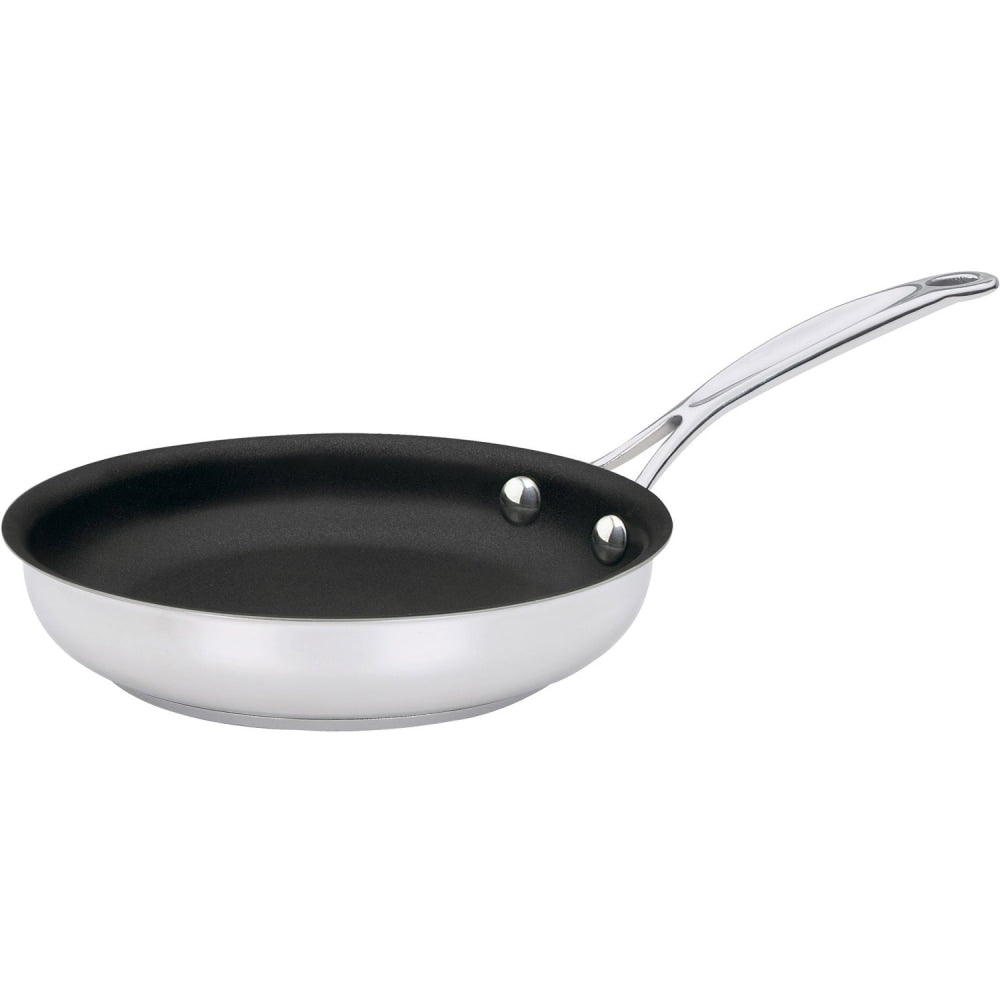 Cuisinart Non-Stick Skillets - 7in Diameter Skillet - Stainless Steel Body, Titanium Interior, Aluminum Base - Dishwasher Safe