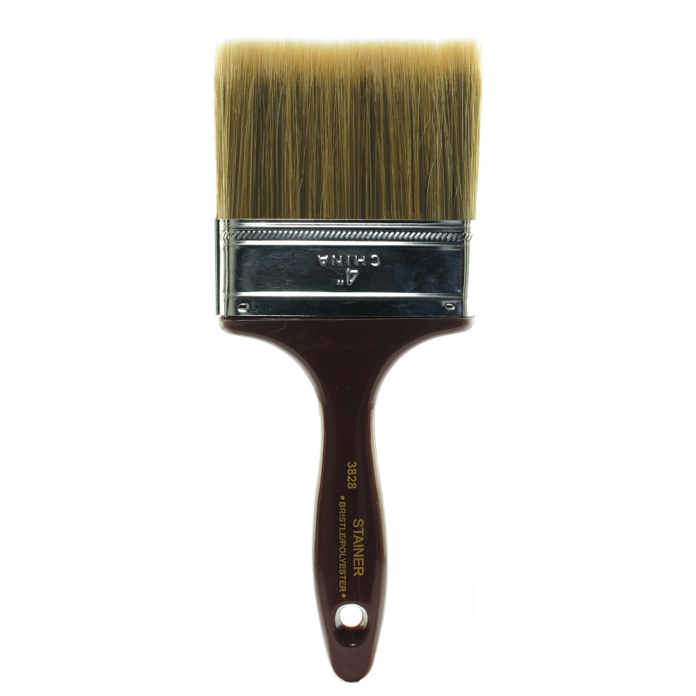 Linzer Polyester Utility Paint Brush, 4in, Synthetic