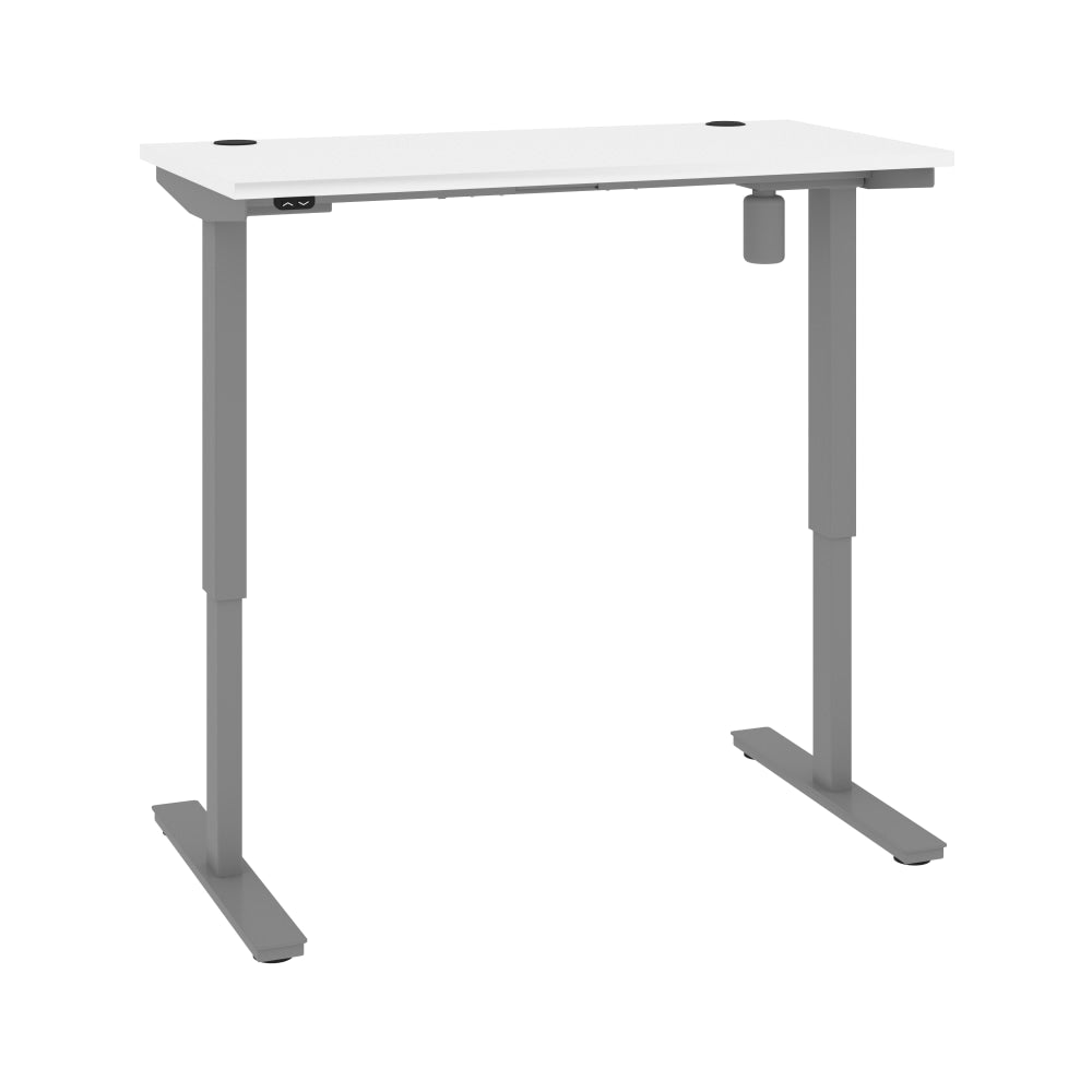 Bestar Upstand Electric 48inW Standing Desk, White