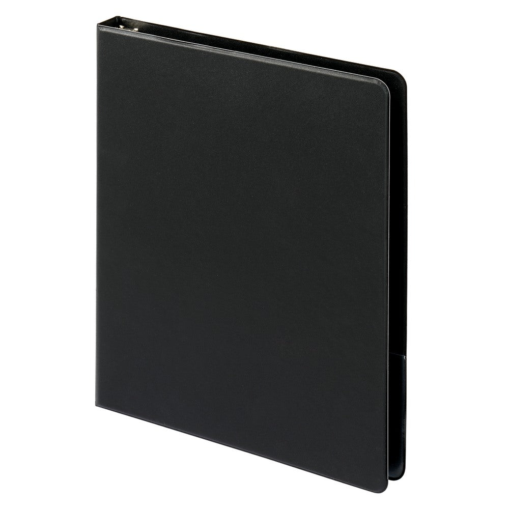 Just Basics Economy Nonview 3-Ring Binder, 1/2in Round Rings, Black