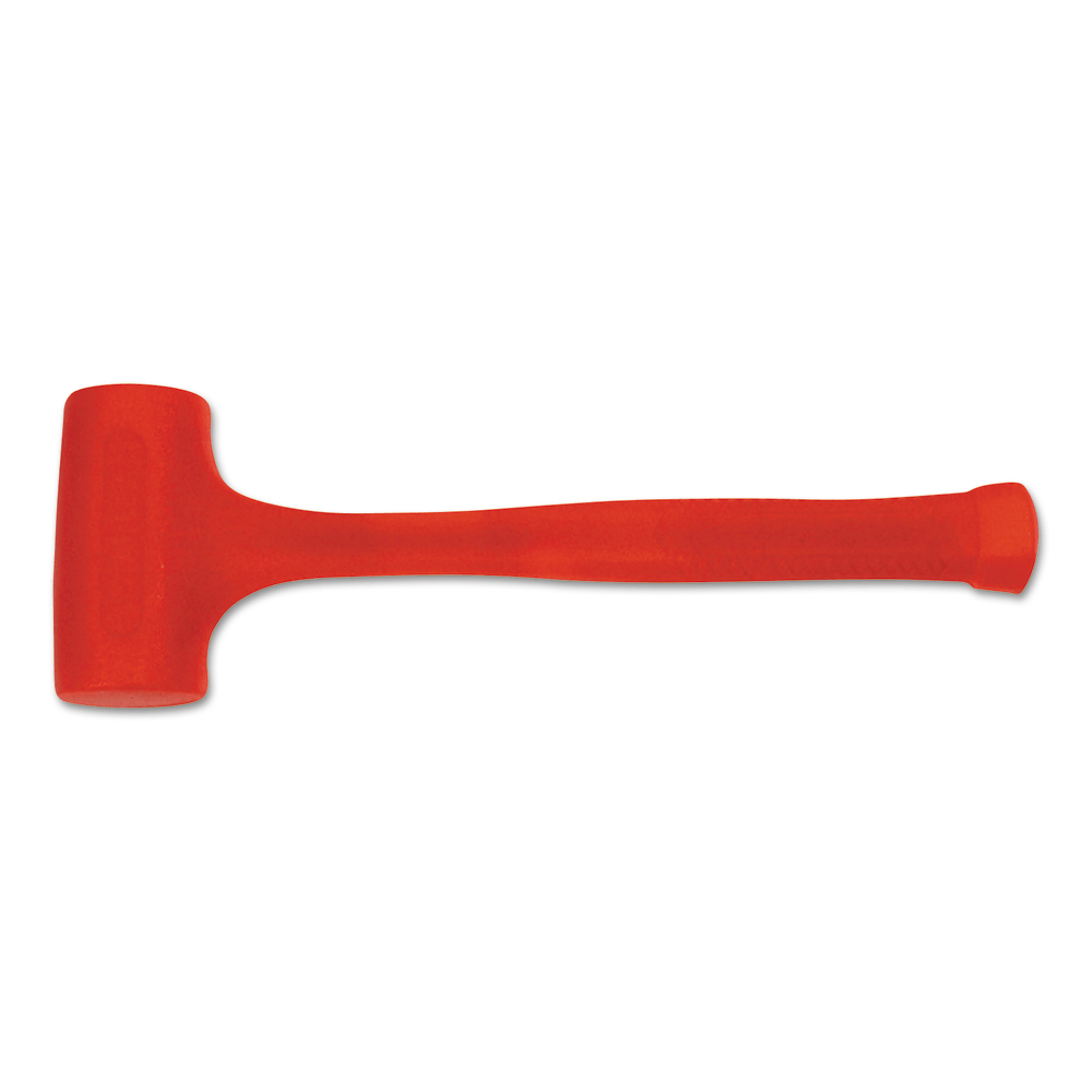 Compo-Cast Standard Head Soft Face Hammer, 21 oz Head, 1.8 in Diameter, Orange