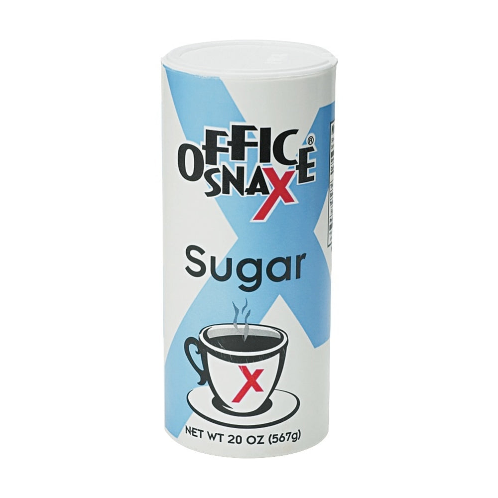 Office Snax Sugar Canister, 20 Oz.