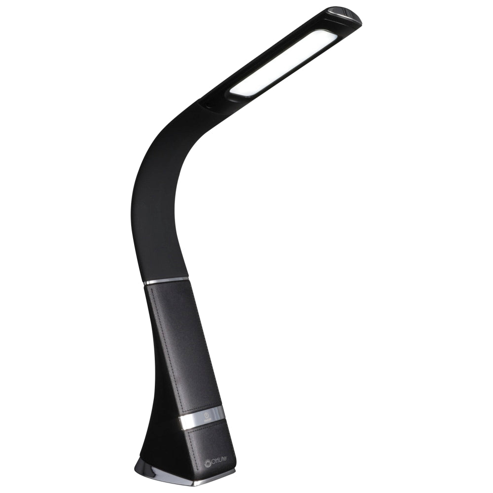 OttLite Recharge LED Desk Lamp, 18-3/4inH, Black