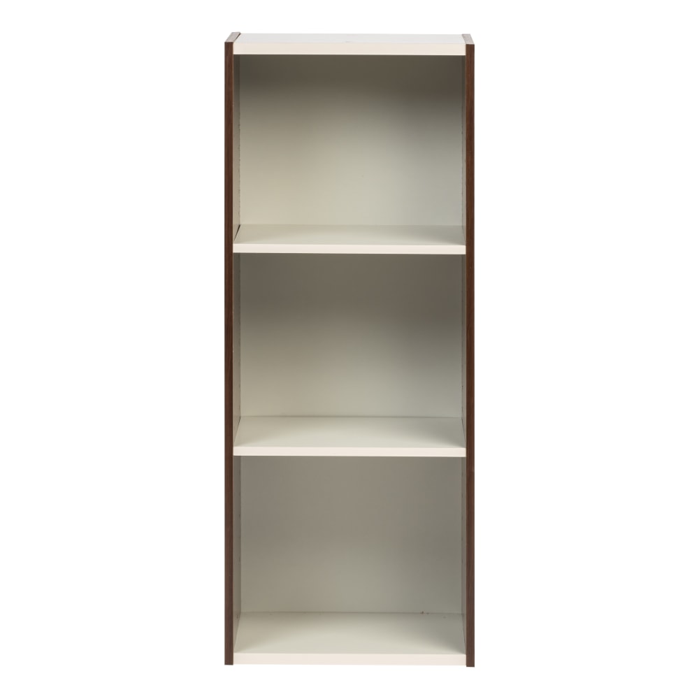 IRIS 34-11/16inH 3-Shelf Space-Saving-Shelf, Walnut Brown