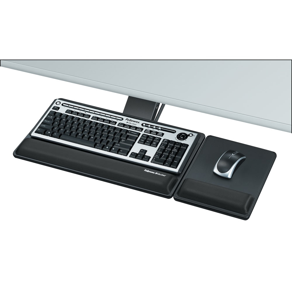 Fellowes Designer Suites Premium Keyboard Tray, Black