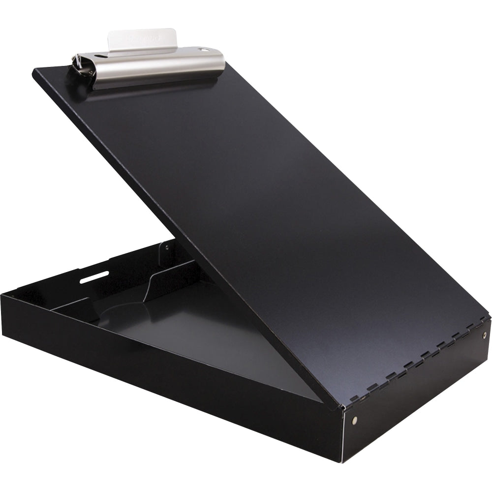 Saunders Redi-Rite Aluminum Form Holder Storage Clipboard, Letter Size, Black