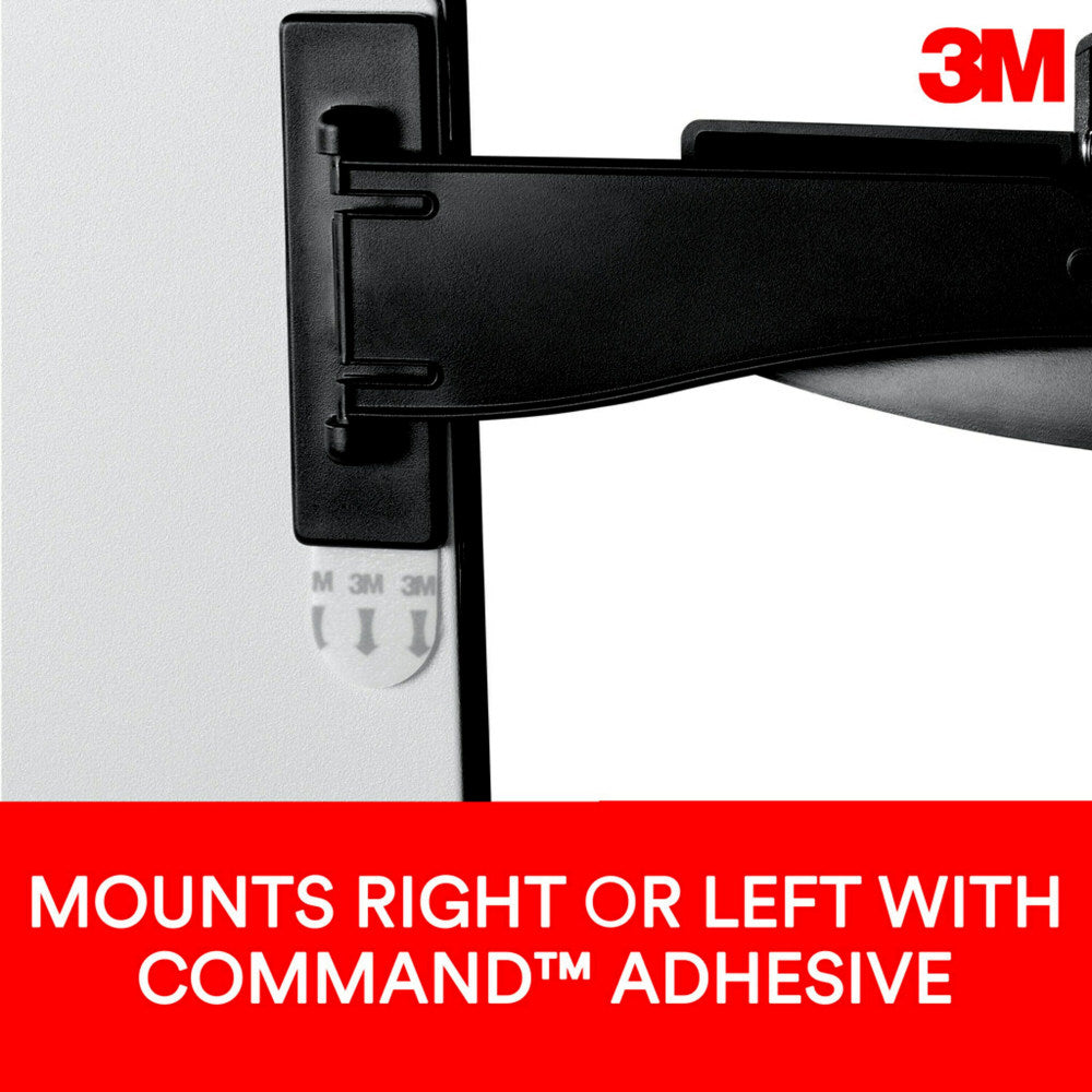 3M Monitor-Mount Dual Document Clip, Black