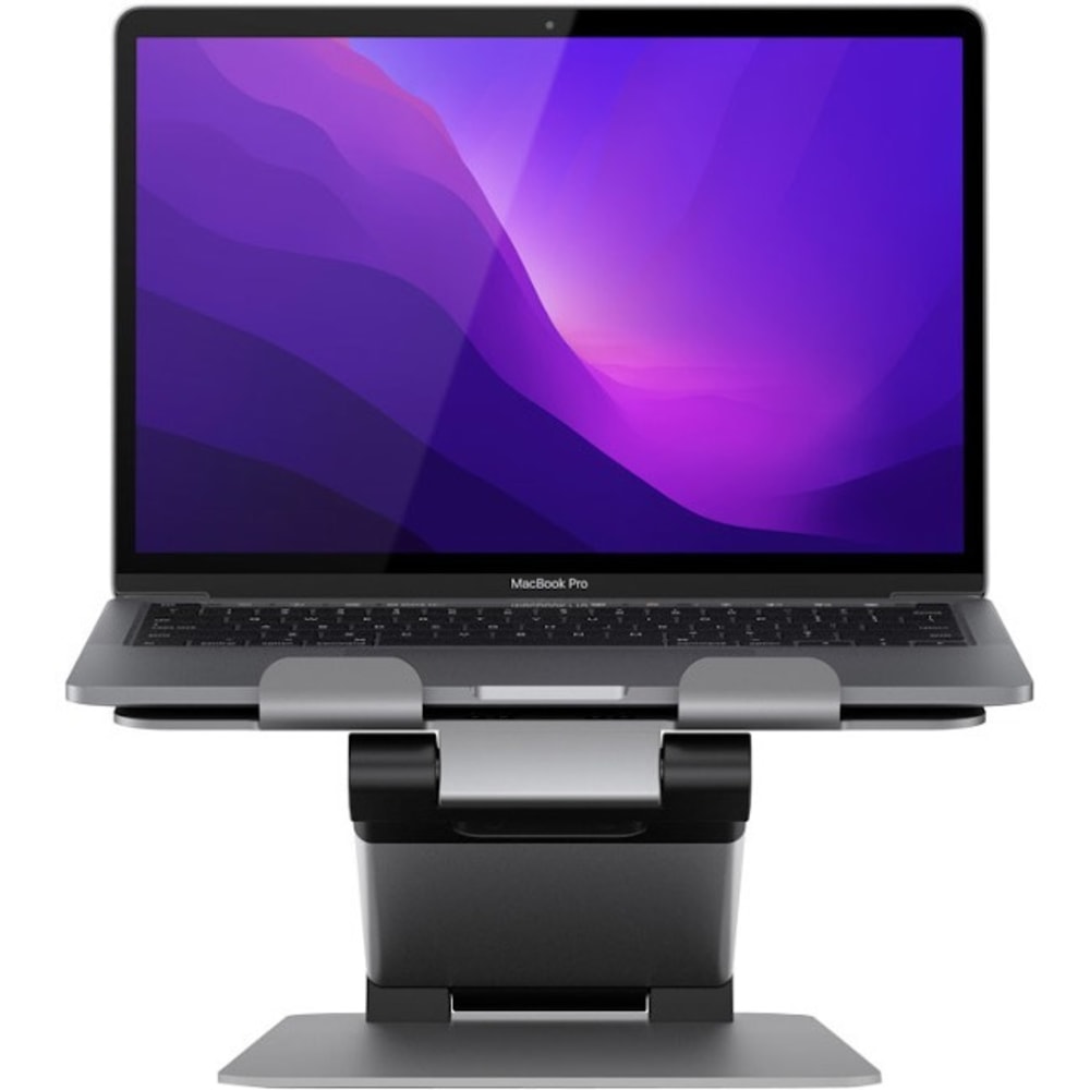 Alogic Elite Plus Adjustable Laptop Riser - Aluminum - Space Gray