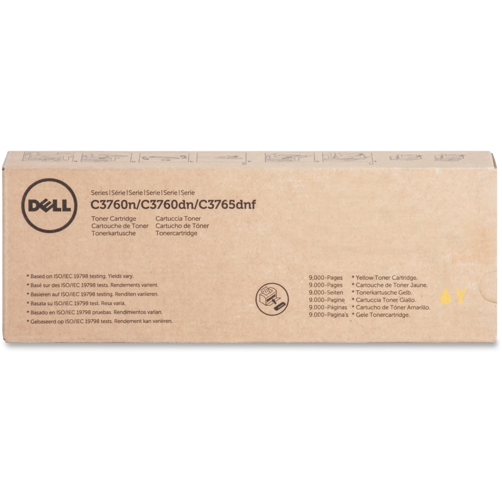 Dell MD8G4 Yellow High Yield Toner Cartridge