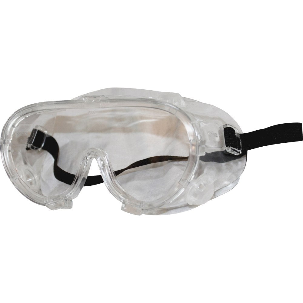 Classic Clear Lens, 808 Series, Indirect Vent, Clear - Adjustable Headband, Indirect Ventilation, Lightweight, High Visibility, Comfortable, Soft, Durable - Universal Size - Splash, Impact, Ultraviolet, Fog, Eye, Chemical Protection