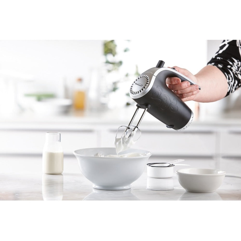 Brentwood HM-48B Lightweight 5-Speed Electric Hand Mixer, Black - 150 W - Black