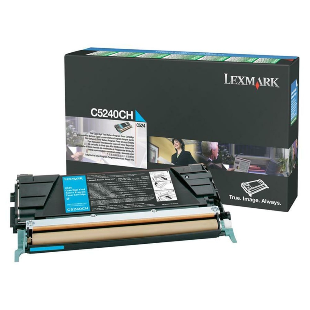 Lexmark C5240CH Cyan High Yield Return Program Toner Cartridge