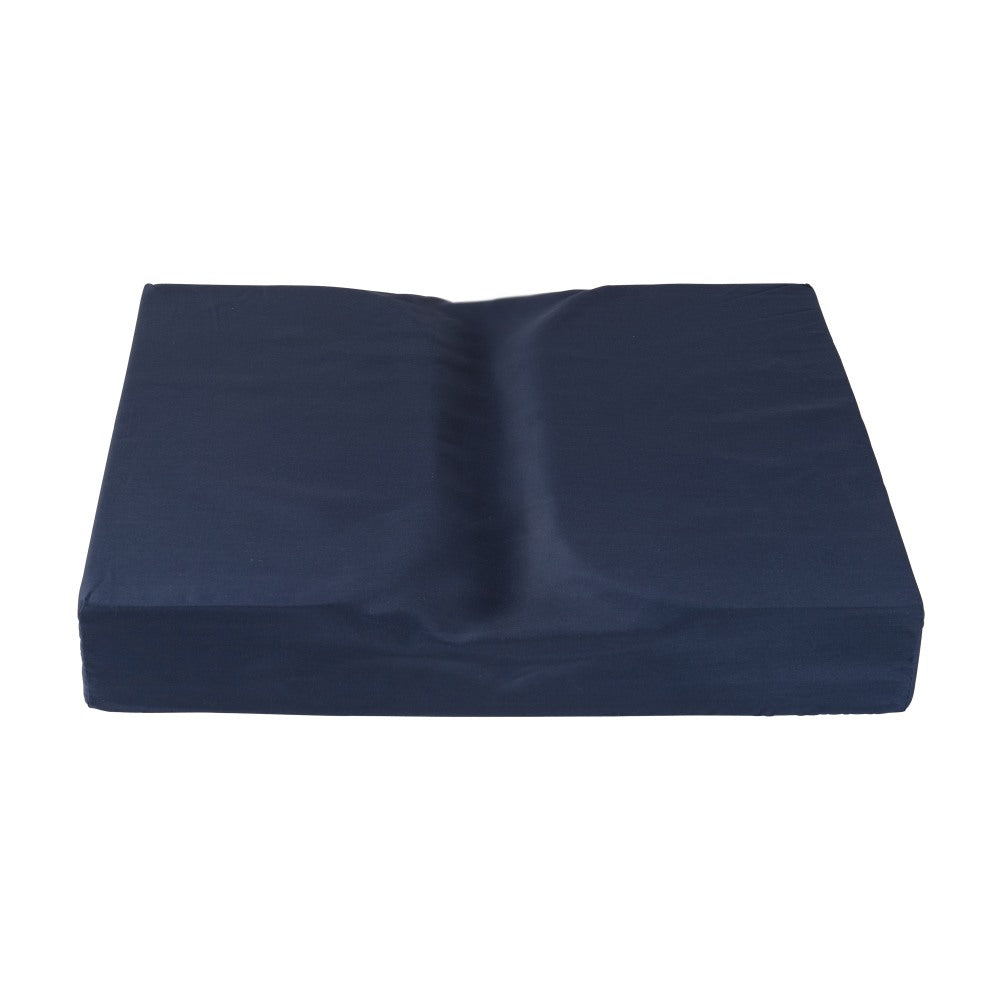 DMI Seat Mate Comfort Foam Coccyx Seat Cushion, 3inH x 18inW x 16inD, Navy