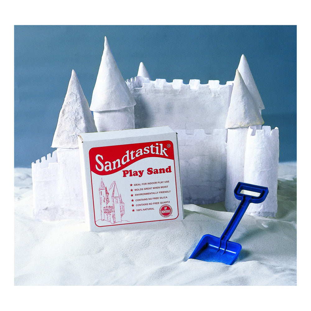 Sandtastik Play Sand, 25 lb, Sparkling White, Pack Of 2