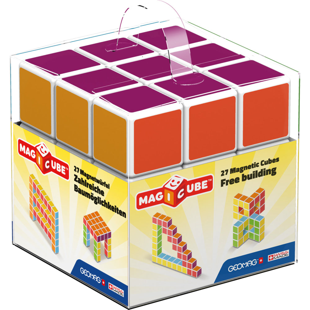 Geomag Magicube Free Building Set, Multicolor, Set Of 27 Pieces