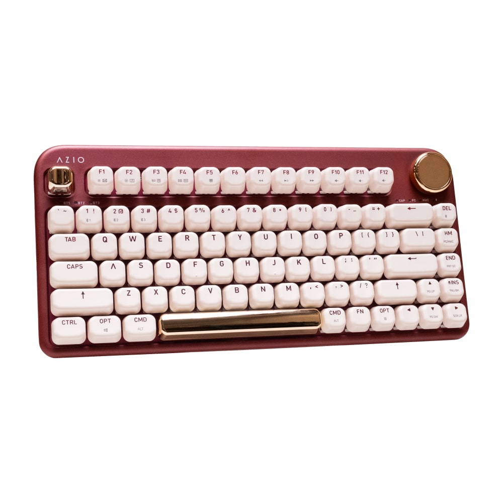 AZIO IZO Wireless Mechanical Keyboard, Baroque Rose, AZI917800F062