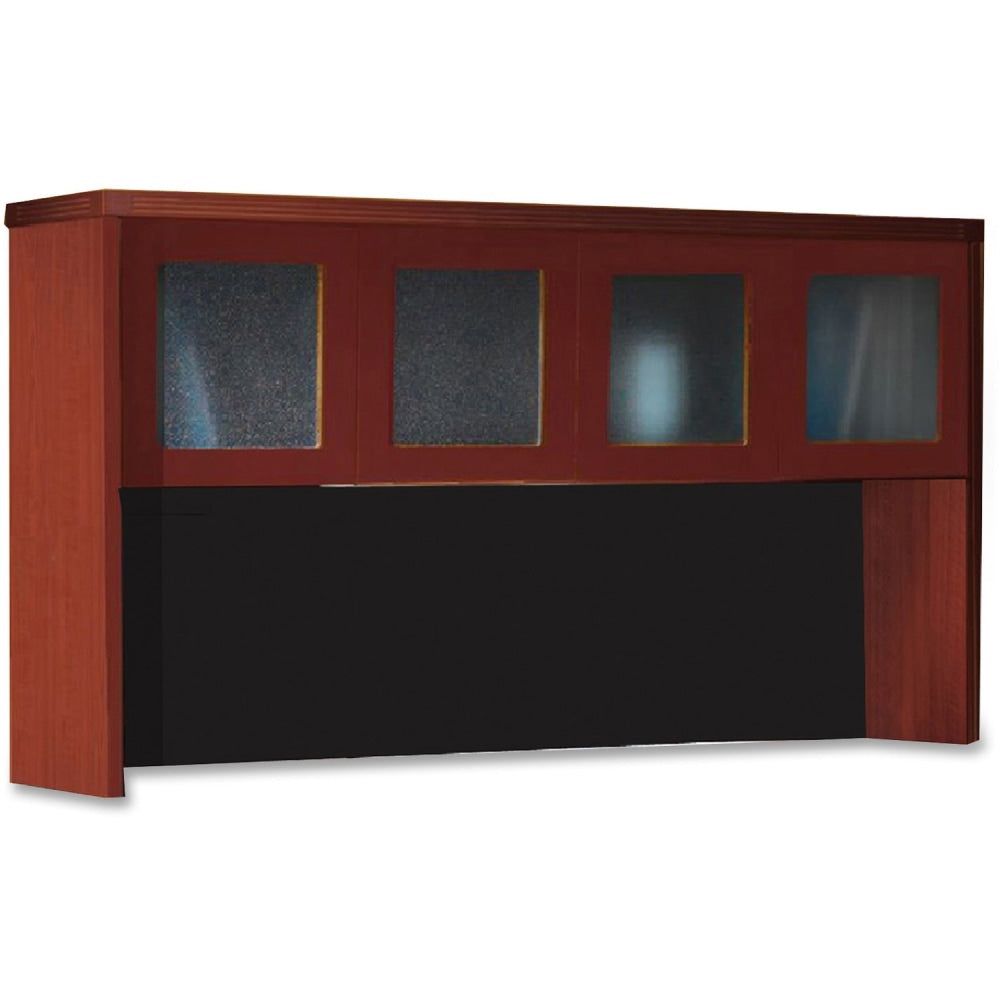 Mayline Aberdeen AHG72 Hutch - 39.1in x 72in x 15in - 4 x Door(s) - Durable - Cherry - Assembly Required