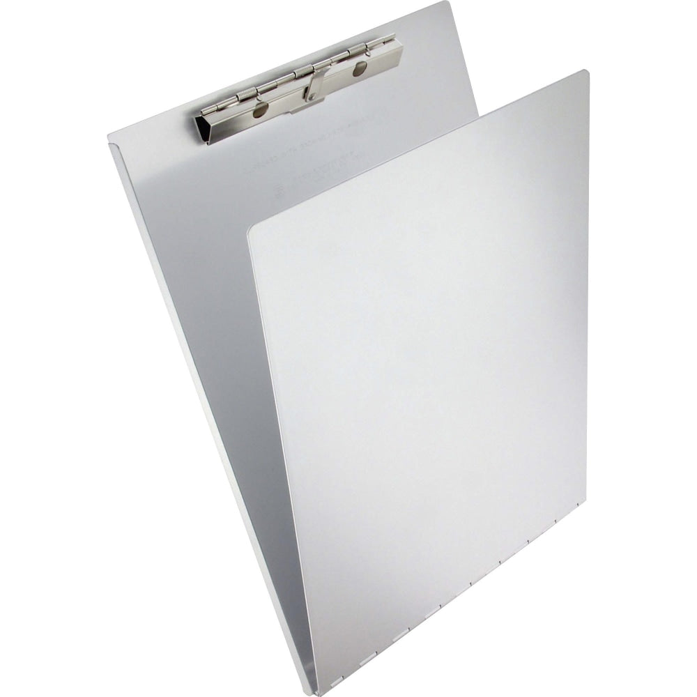 Saunders Aluminum Clipboard With Writing Plate, 8 1/2in x 12in, Silver