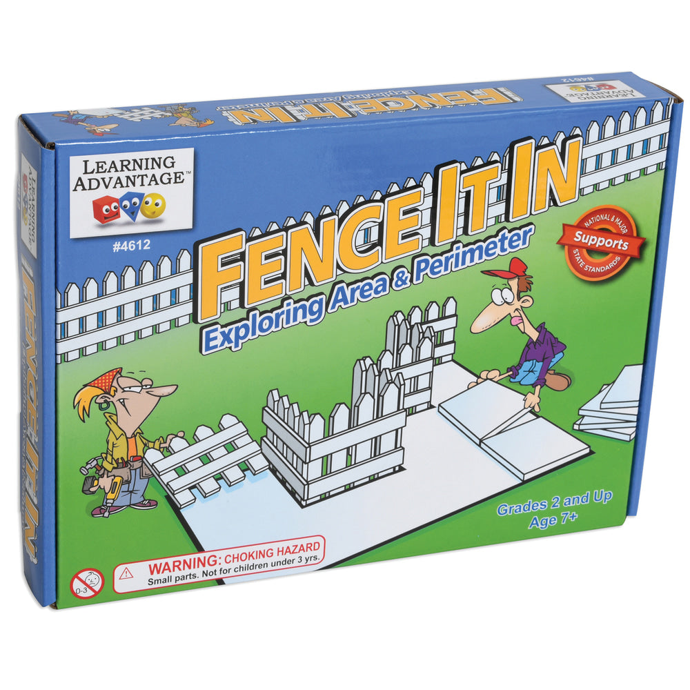 Learning Advantage Fence It In Exploring Area And Perimeter Game, Grades 2-6