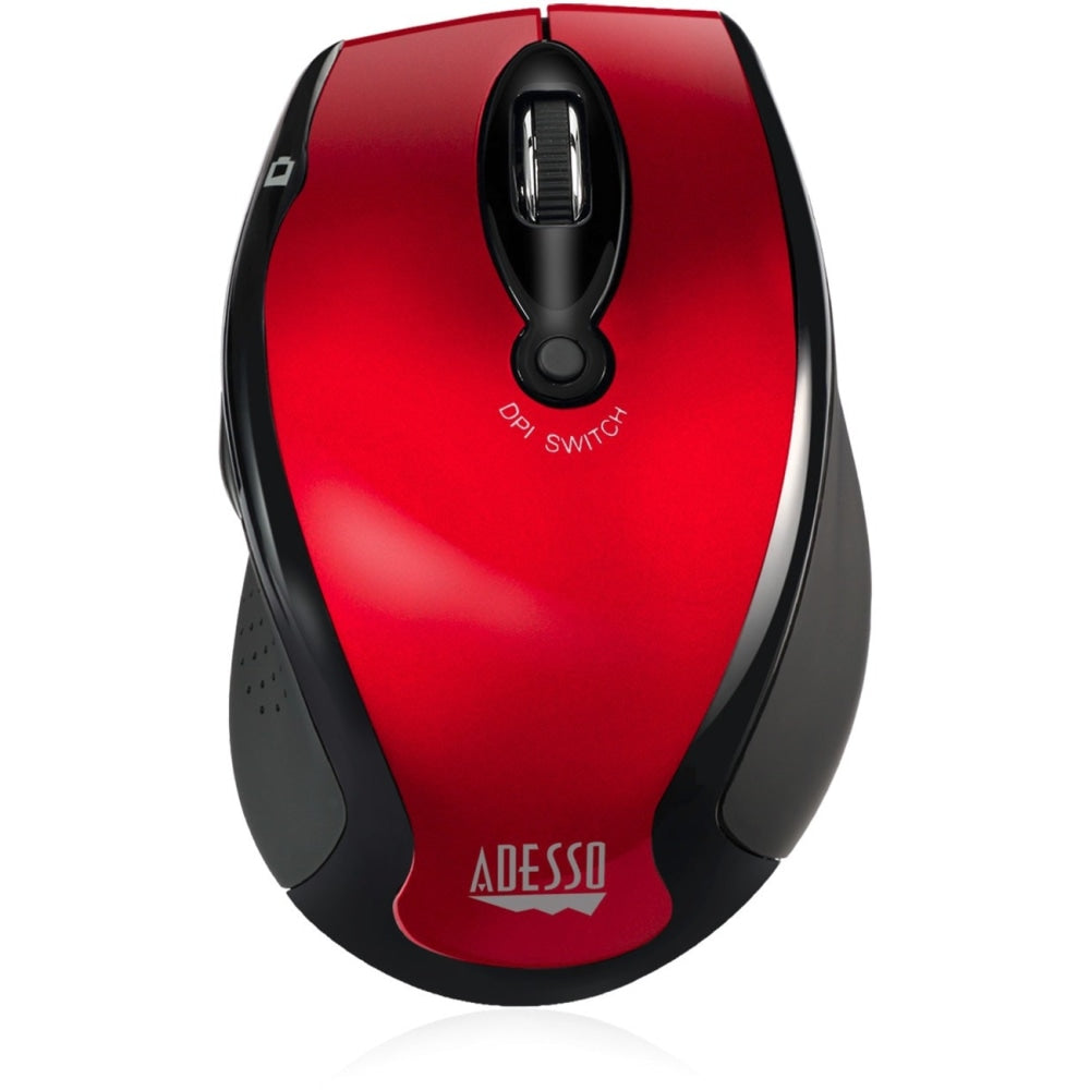 Adesso Wireless Optical Mouse, Red