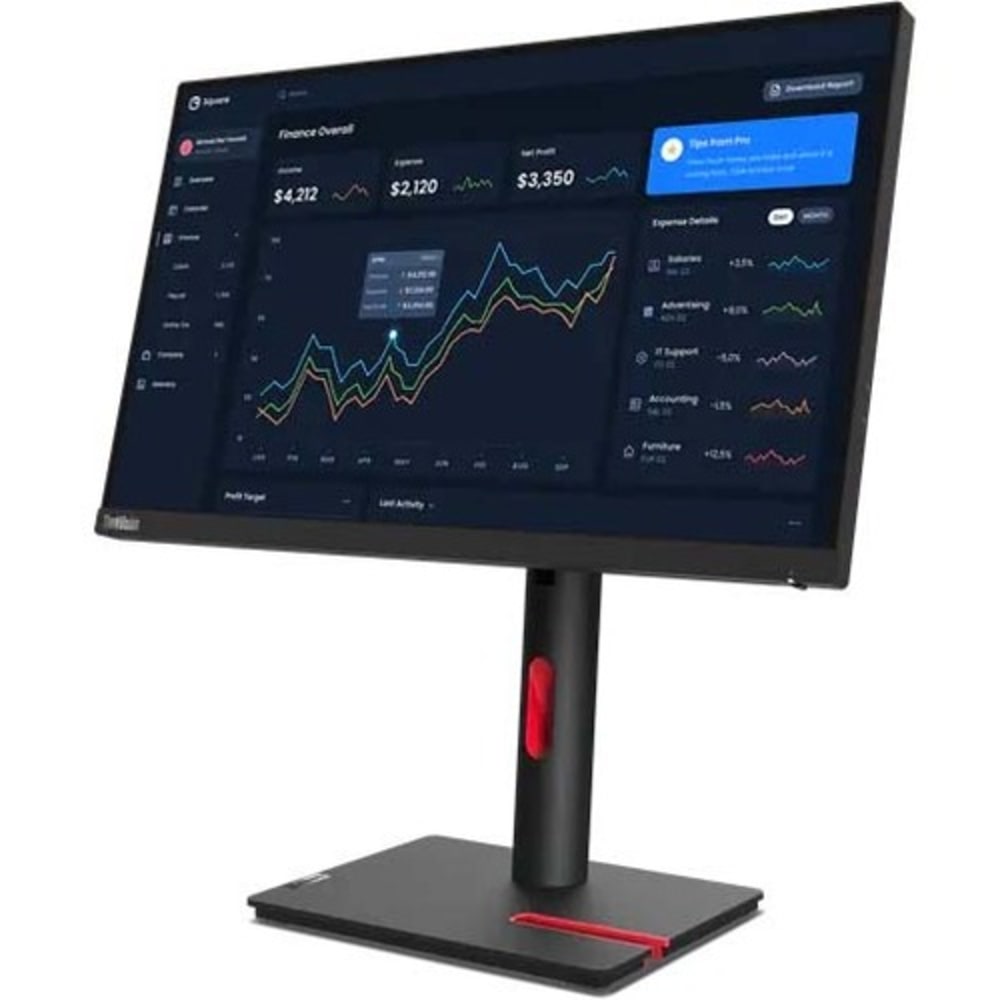 Lenovo ThinkVision T22i-30 22in Class Full HD LCD Monitor - 16:9 - Raven Black - 21.5in Viewable - In-plane Switching (IPS) Technology - WLED Backlight - 1920 x 1080 - 16.7 Million Colors - 250 Nit - 4 ms - 60 Hz Refresh Rate - HDMI - VGA