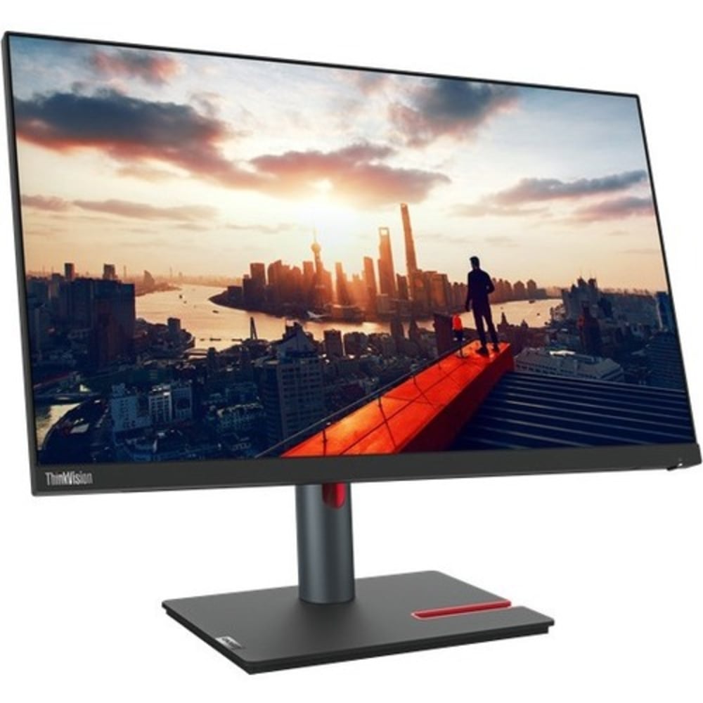 Lenovo ThinkVision P24h-30 24in Class WQHD LCD Monitor - 16:9 - Raven Black - 23.8in Viewable - In-plane Switching (IPS) Technology - WLED Backlight - 2560 x 1440 - 16.7 Million Colors - 300 Nit - 4 ms - Speakers - HDMI - DisplayPort - USB Hub