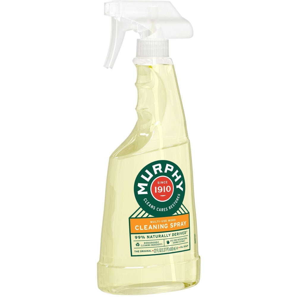 Murphy Oil Soap Multi-use Spray - Ready-To-Use - 22 fl oz (0.7 quart) - Fresh Orange ScentBottle - 9 / Carton - Orange