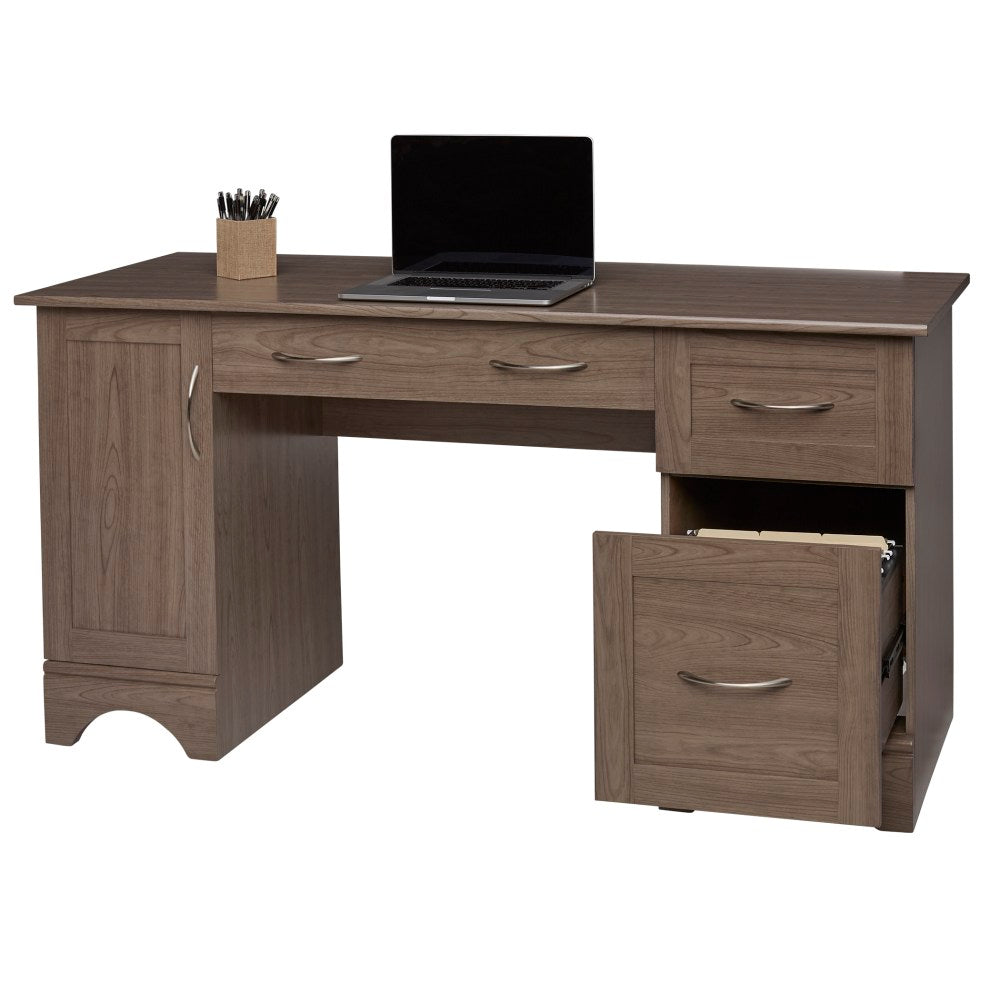 Realspace Pelingo 60inW Computer Desk, Gray