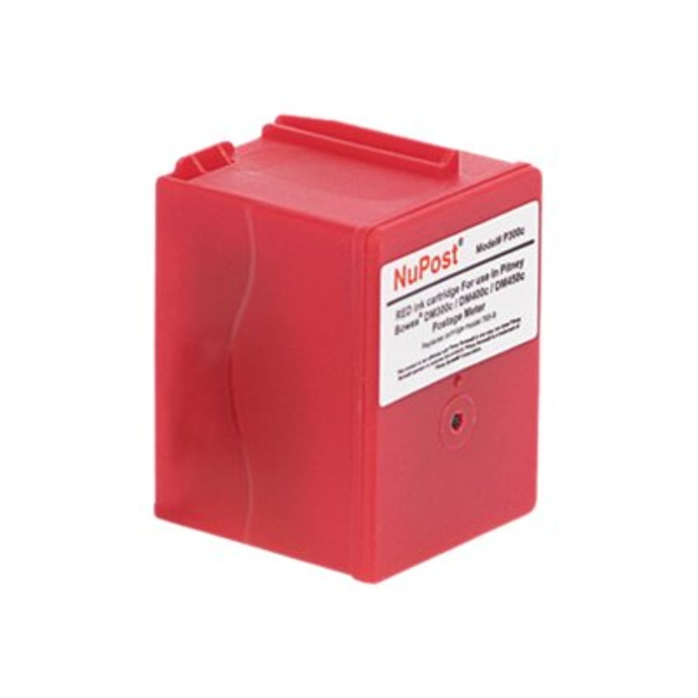 NuPost Remanufactured Postage Meter Red Ink Cartridge Replacement For Pitney Bowes 765-9, NPT300C