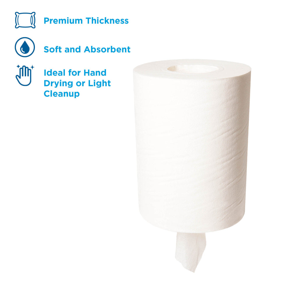 SofPull Premium Jr. Cap. 1-Ply Paper Towels, 275 Per Roll, Pack Of 8 Rolls