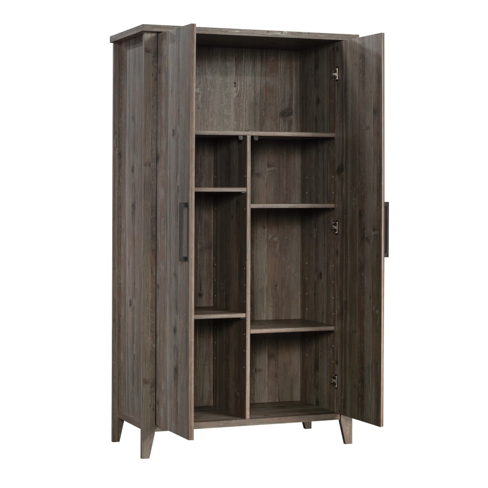 Sauder Summit Station 36inW 2-Door Storage Cabinet, Pebble Pine