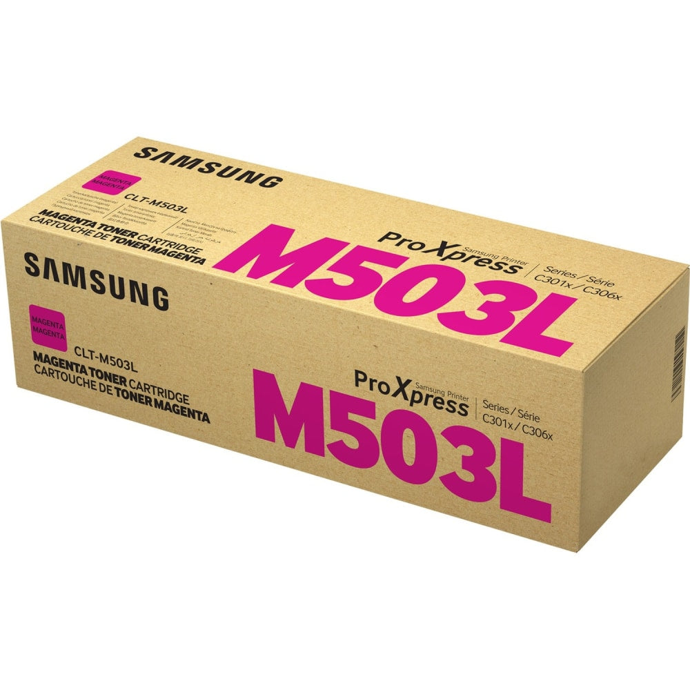 Samsung CLT-M503L High Yield Laser Toner Cartridge - Magenta - 1 Pack - 5000 Pages