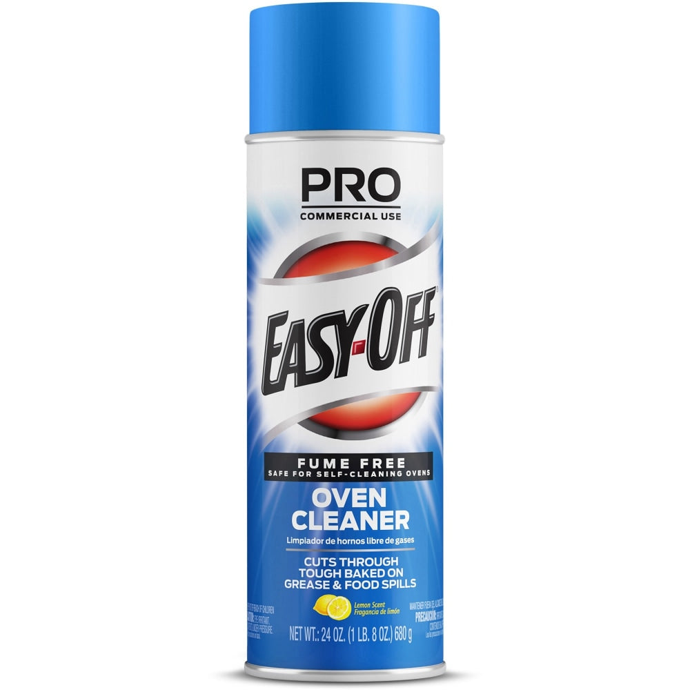 Professional Easy-Off Fume Free Over Cleaner - 24 oz (1.50 lb) - Lemon Scent - 6 / Carton - White