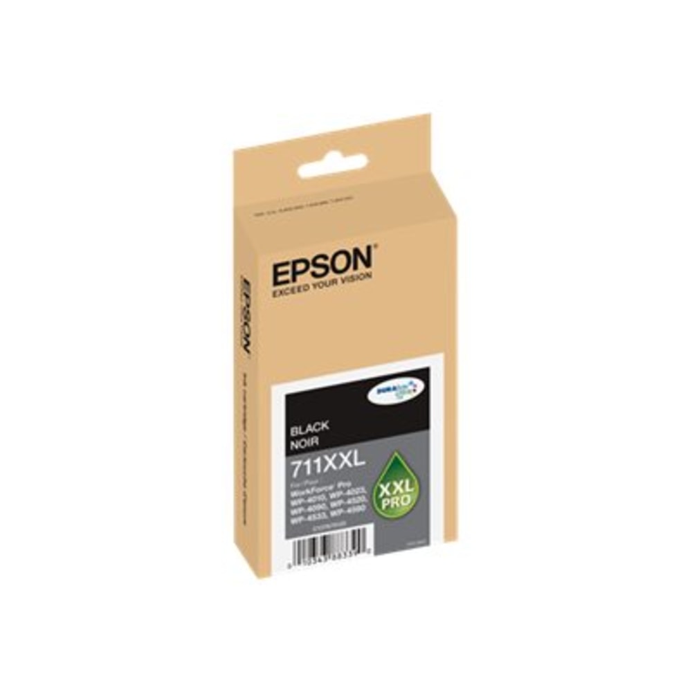 Epson 711XXL DuraBrite Black Ultra High Yield Ink Cartridge, T711XXL120