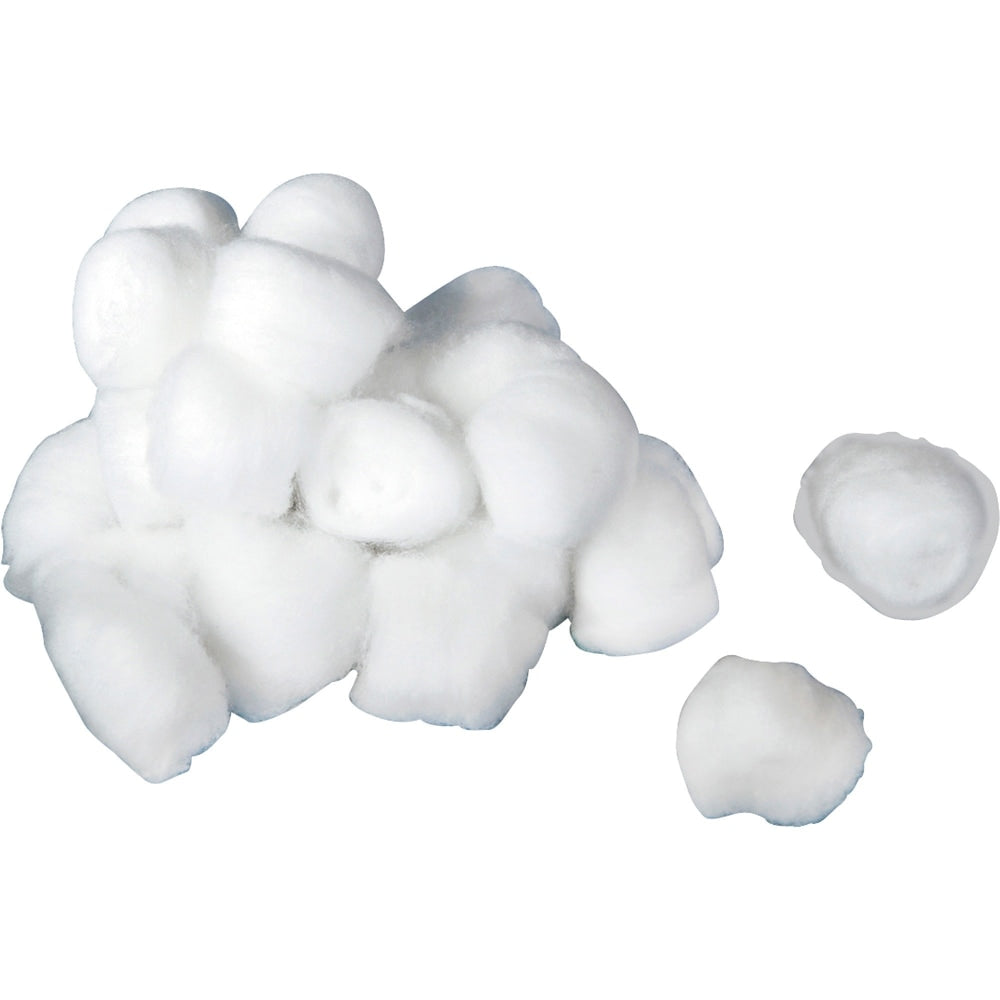 Medline Cotton Balls, Nonsterile, Large, White, Box Of 1,000