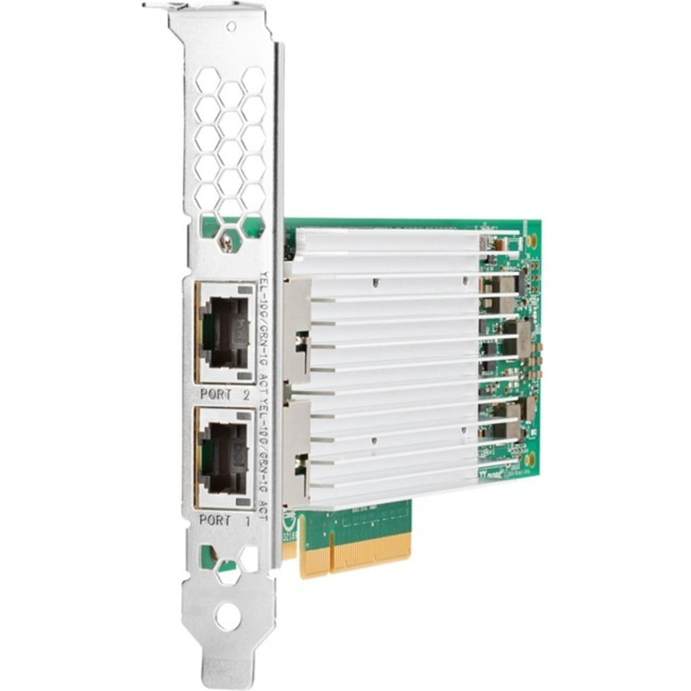 HPE CN1200R 10GBASE-T Converged Network Adapter - PCI Express - 2 x Total Fibre Channel Port(s) - SFP+ - Plug-in Card