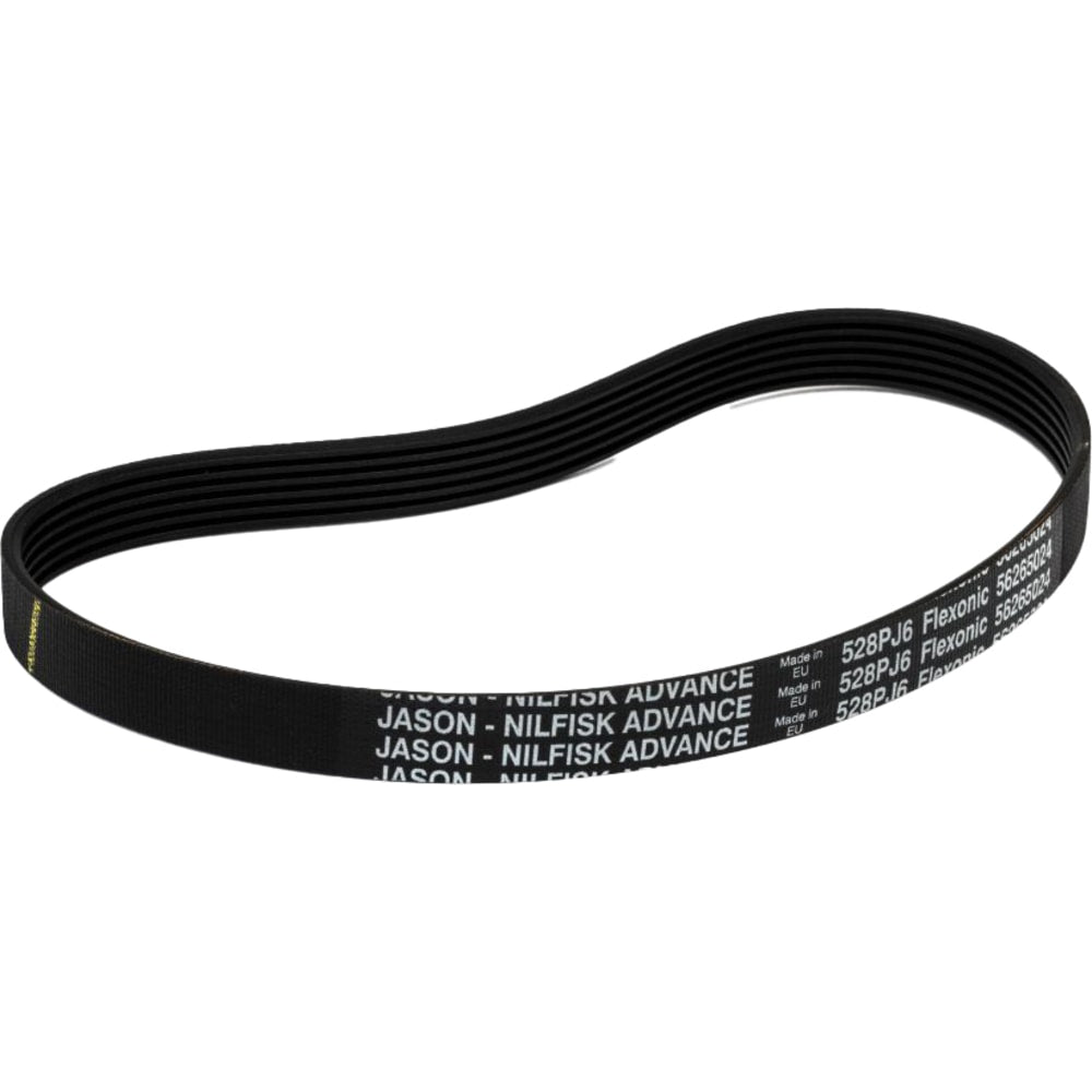 Nilfisk Replacement Poly Belt For Advance 16in And 18in Carpet Extractors, Black