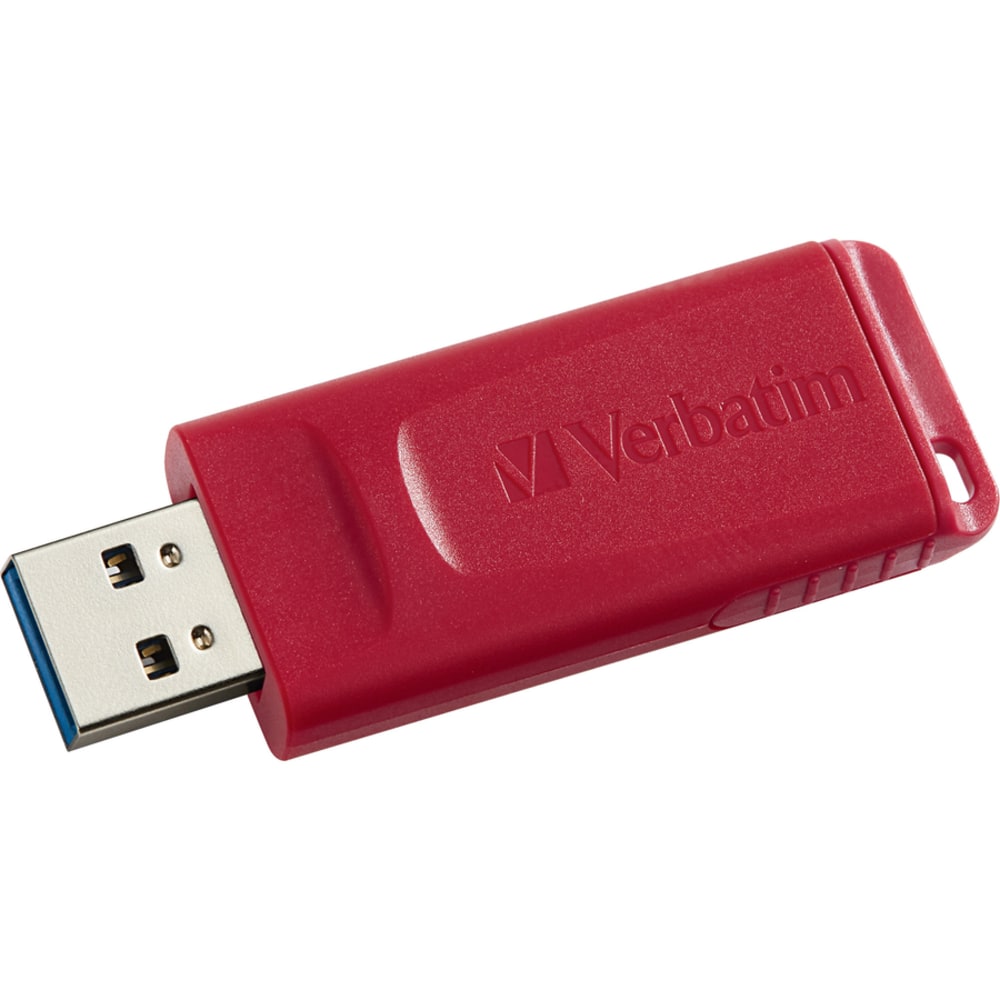 Verbatim Store "n Go USB Flash Drives - 16 GB - USB 2.0 - Red - Lifetime Warranty - 4 / Carton