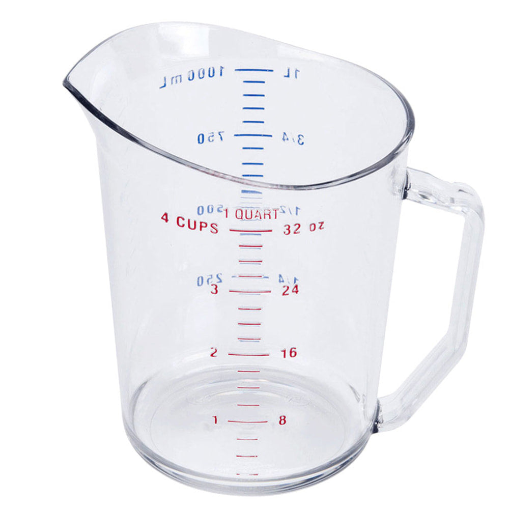 Hoffman Measuring Cups, 1 Qt, Clear, Pack Of 12 Measuring Cups