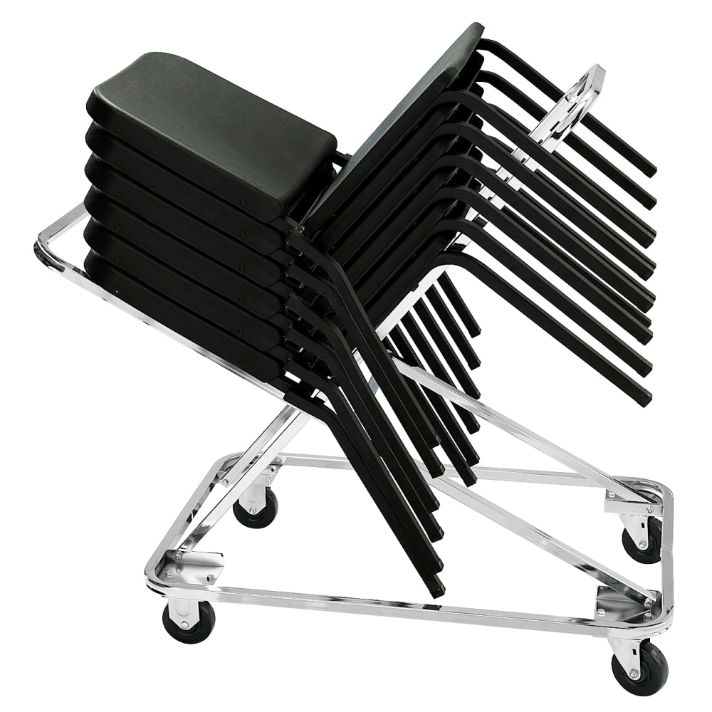 National Public Seating Dolly, DY82, 38inH x 22-3/4inW x 35inD, Chrome