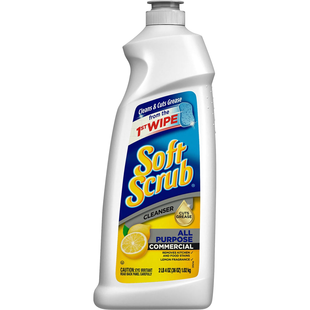 Soft Scrub Lemon Cleanser, 32 Oz Bottle