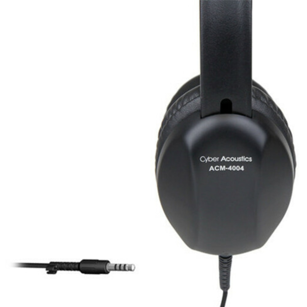 Cyber Acoustics ACM-4004 Stereo Headphone - Stereo - Wired - Over-the-head - Binaural