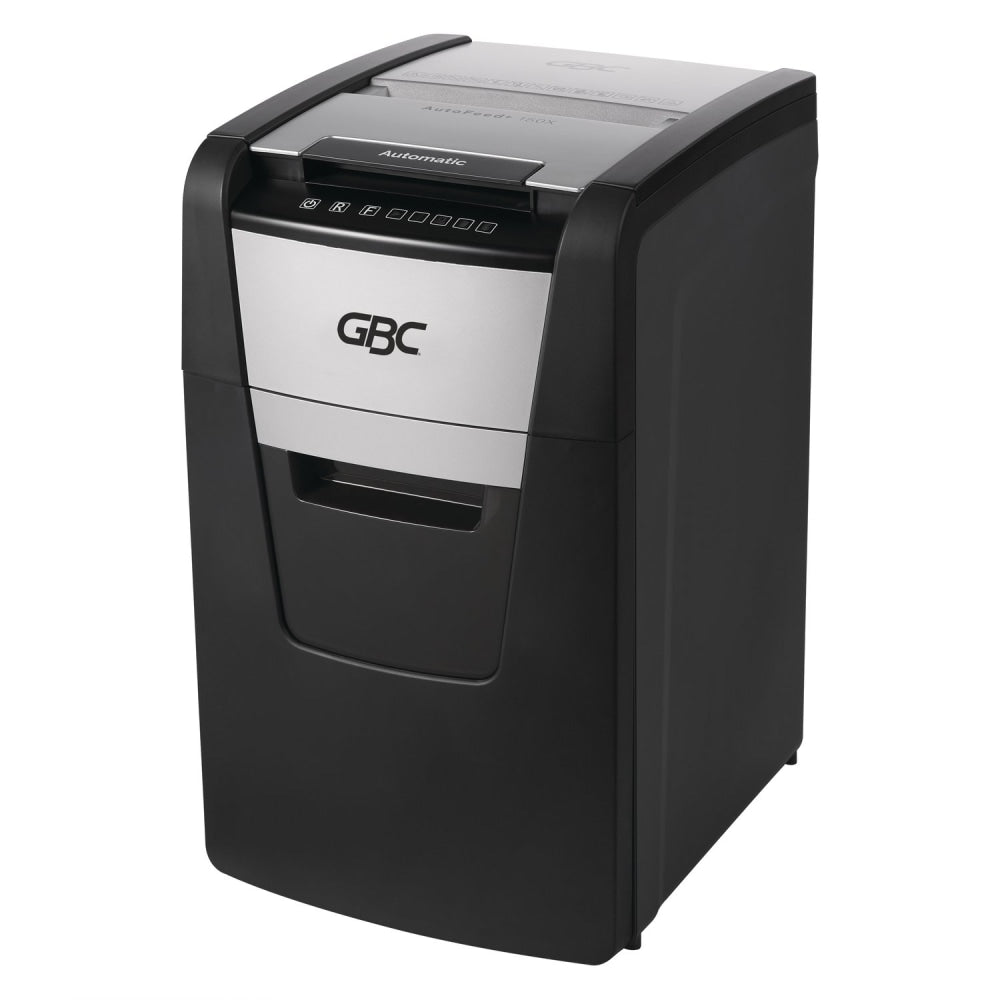 GBC AutoFeed+ 150-Sheet Cross-Cut Automatic Shredder, Black, WSM1757604