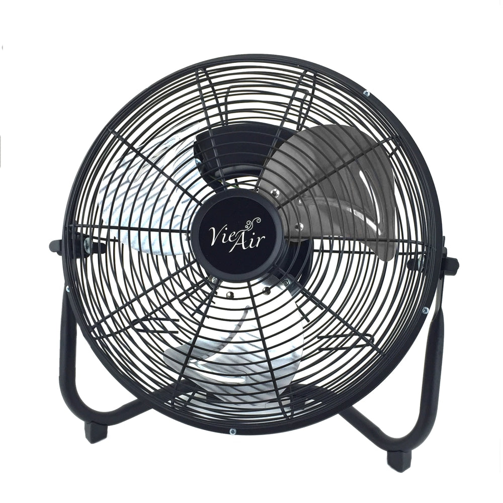 Vie Air High-Velocity 20in 3-Speed Floor Fan, 24inH x 23-1/2inW, Black